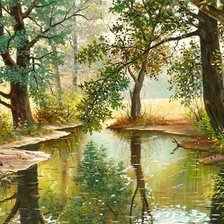 Схема вышивки «родные просторы»