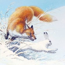 Схема вышивки «Охота»