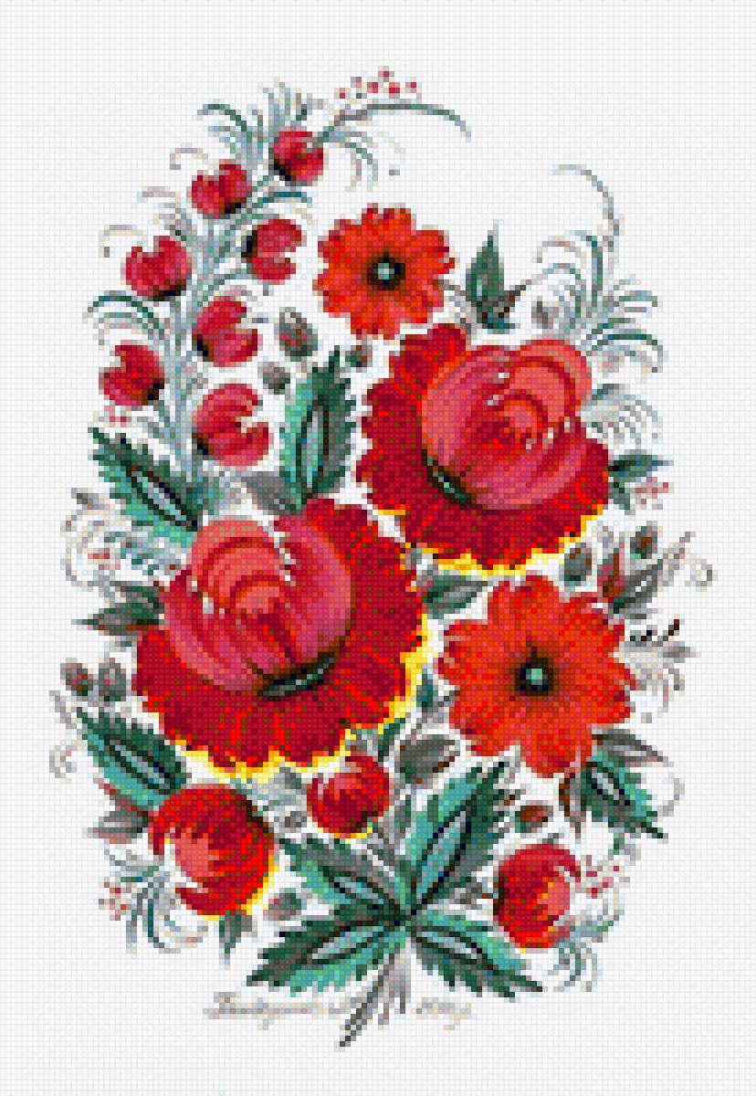 петреківський розпис - предпросмотр