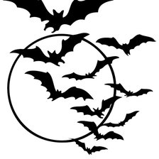 Схема вышивки «Летучие мыши»