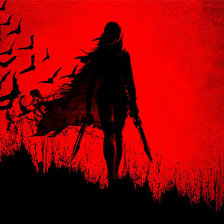 Схема вышивки «Кровавый закат»