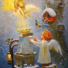 Схема вышивки «Дети»