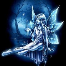 Схема вышивки «эльф -1»