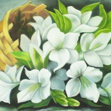 Схема вышивки «Цветы в карзине»