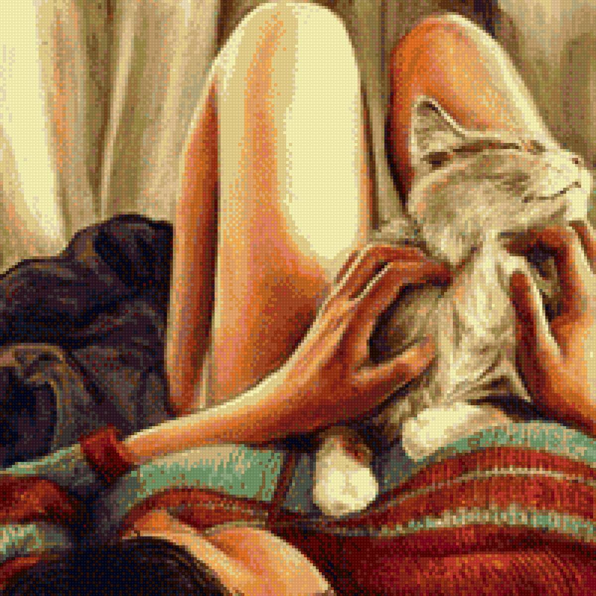 с кошкой гамма - предпросмотр