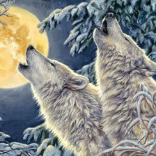 Схема вышивки «волчья песня»