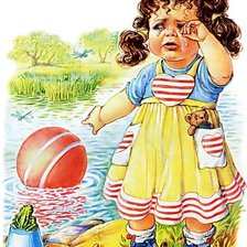 Схема вышивки «Наша Таня громко плачет»