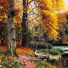 Схема вышивки «Лодочка»