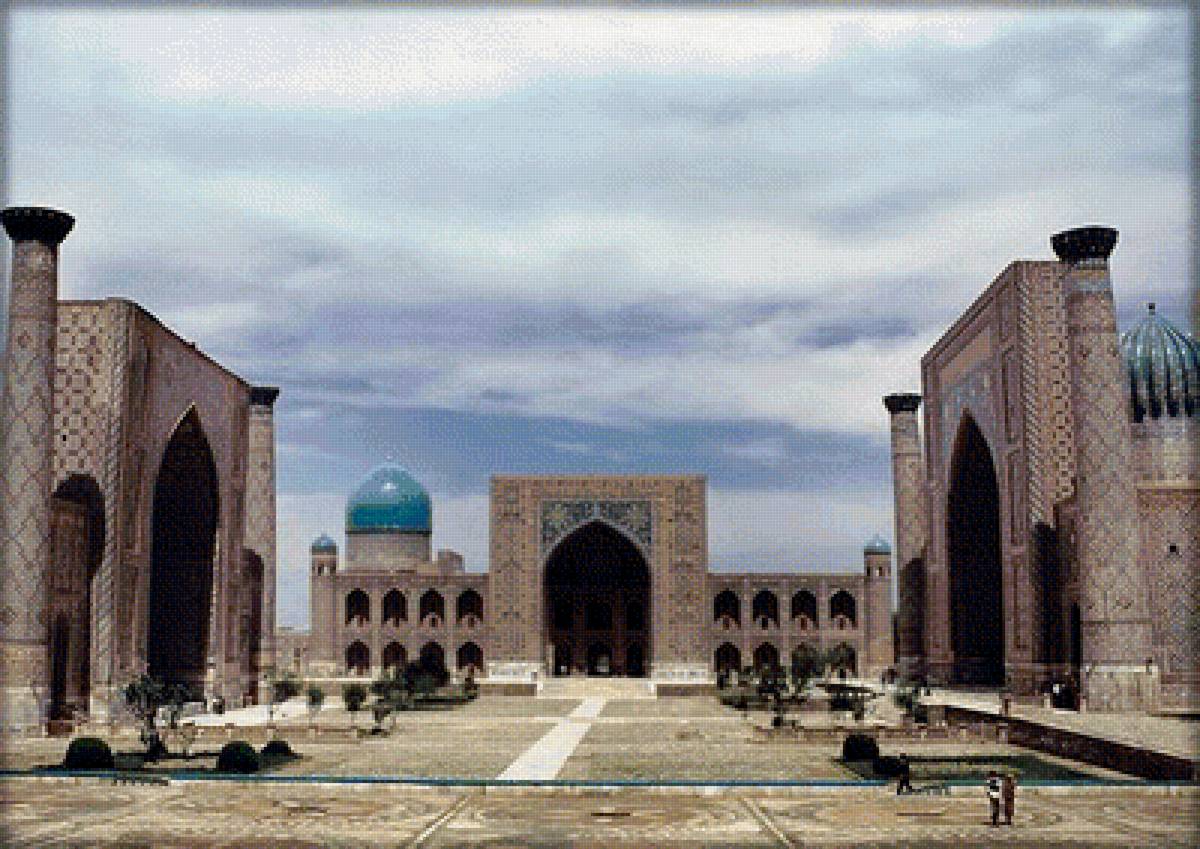 Площадь Регистан в Самарканде - предпросмотр