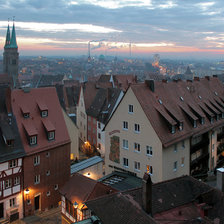 Схема вышивки «Город»