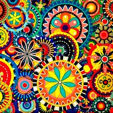 Схема вышивки «Абстракция»