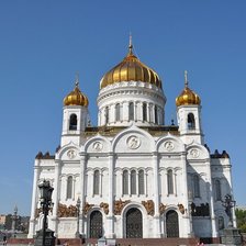 Схема вышивки «Храм Христа Спасителя»