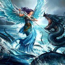 Схема вышивки «моской бой»