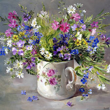 Схема вышивки «WILD-FLOWERS-IN-VICTORIAN»