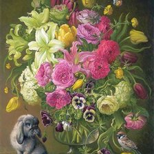 Схема вышивки «БУКЕТ ЦВЕТОВ»