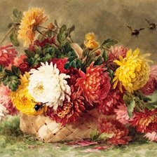 Схема вышивки «Астры»