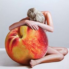 Схема вышивки «Персик»