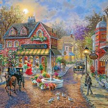 Схема вышивки «PEIZAJ»