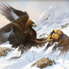 Схема вышивки «охота»