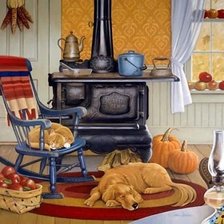 Схема вышивки «Уютная кухня»