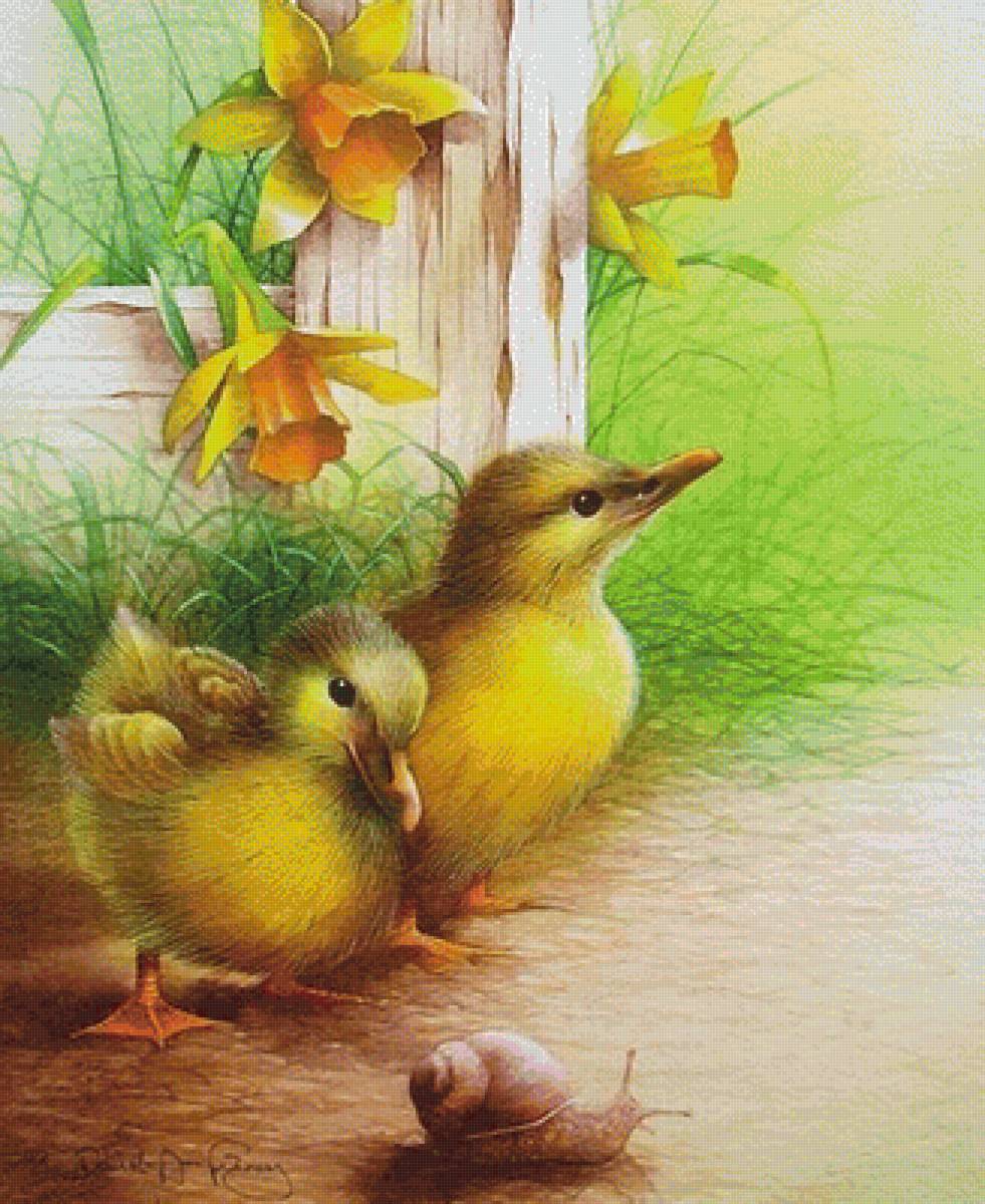 улитка - пейзаж, животные, природа - предпросмотр