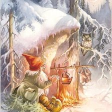 Схема вышивки «у сказочного костра»