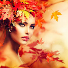 Схема вышивки «Листопад»