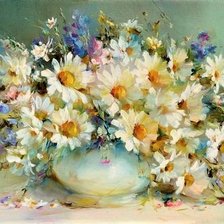 Схема вышивки «РОМАШКИ»