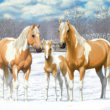 Схема вышивки «лошадки»