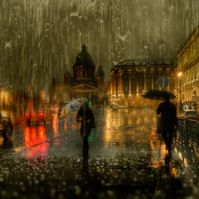 Схема вышивки «Мокрый Питер»