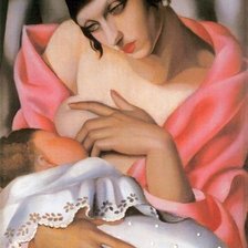 Схема вышивки «Ł T - macierzyństwo»