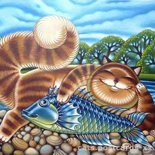 Схема вышивки «картина. художник Ася Белова»