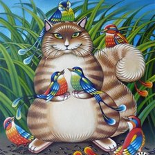 Схема вышивки «картина. художник Ася Белова»