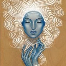 Схема вышивки «Девушка»