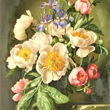 Схема вышивки «БУКЕТ ЦВЕТОВ»