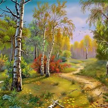 Схема вышивки «Осень»