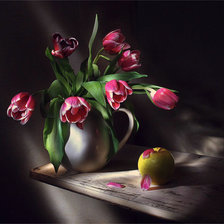 Схема вышивки «Тюльпаны»