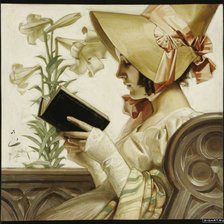 Схема вышивки «за чтением»