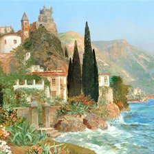 Схема вышивки «У моря»