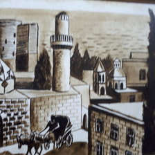 Схема вышивки «Старый город»