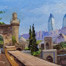 Схема вышивки «Баку»