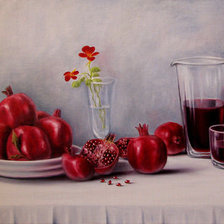 Схема вышивки «Азербайджанские гранаты»