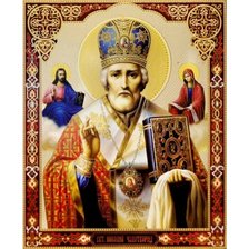 Схема вышивки «Николай Чудотворец»
