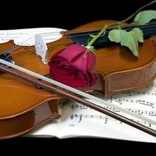 Схема вышивки «ноты»