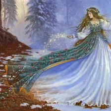 Схема вышивки «вошебница Весна»