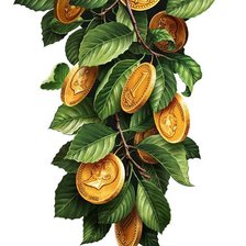 Схема вышивки «Денежное дерево»