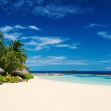 Схема вышивки «Плаж на Мальдивах»