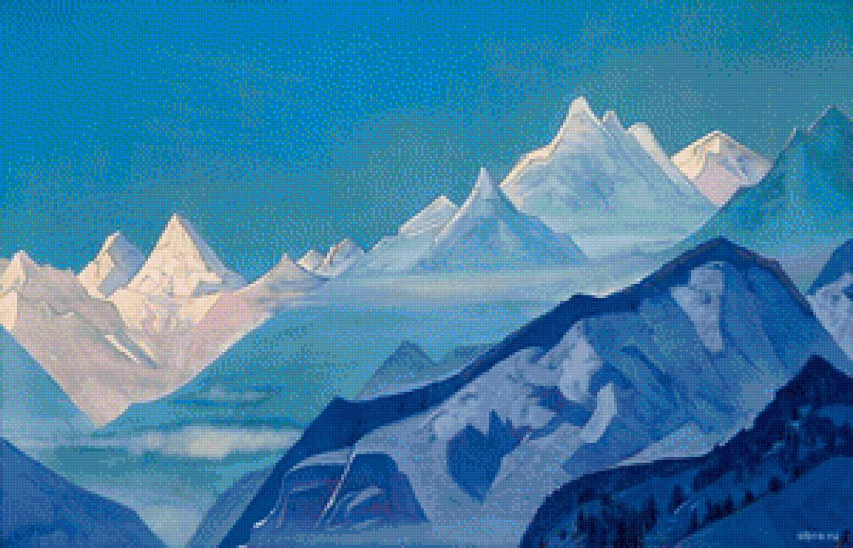 Рерих. Горы - рерих, тибет, индия, гималаи, горы - предпросмотр