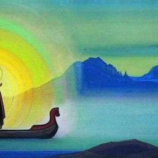 Схема вышивки «Рерих. Борис и Глеб.»