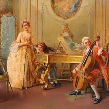 Схема вышивки «музыка»